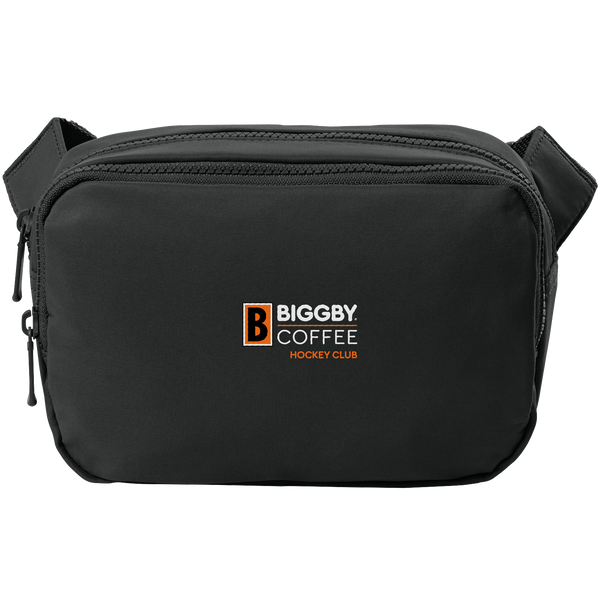 Biggby Coffee Hockey Club Matte Dual-Compartment Crossbody
