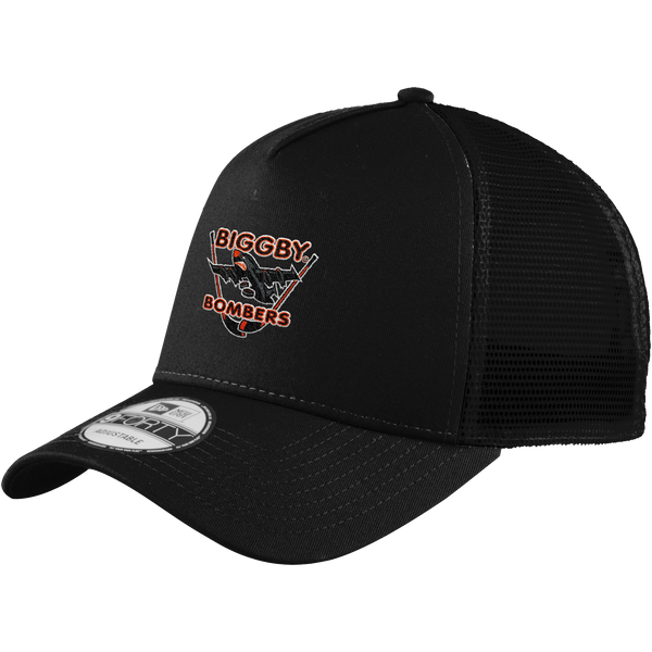 Biggby Bombers New Era Snapback Trucker Cap