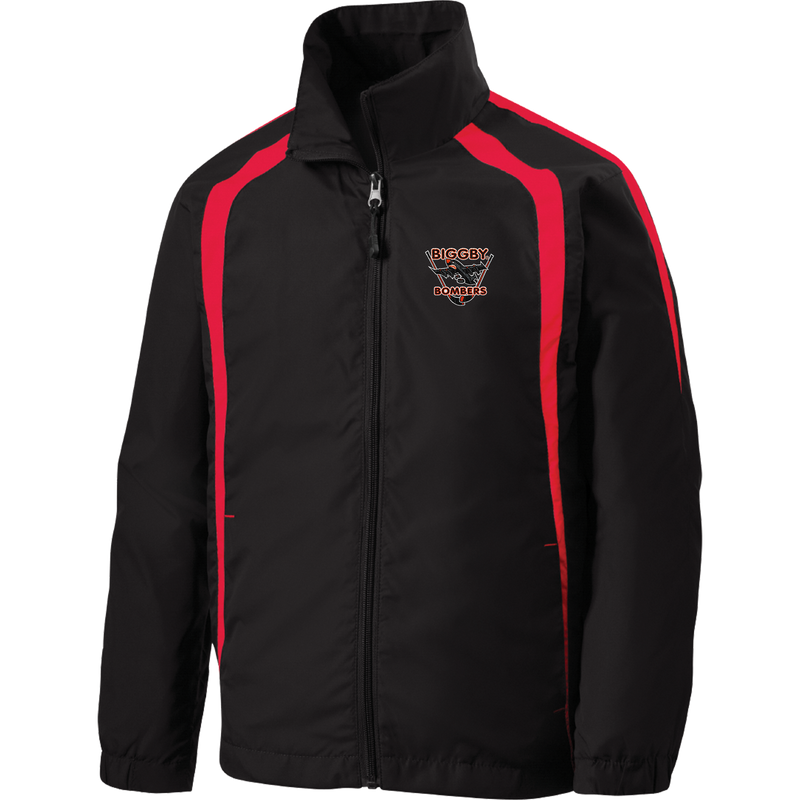Biggby Bombers Youth Colorblock Raglan Jacket